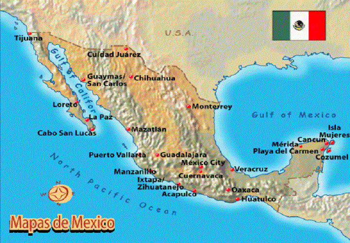 Dónde esta Playa Del Carmen, mapa y guía